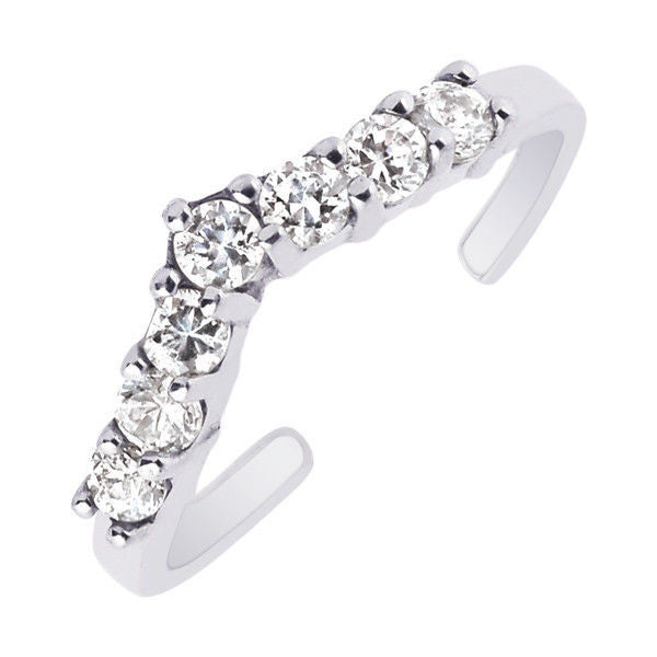 <ul>
<li>
<p>introducing our elegant .925 sterling silver v-shaped adjustable toe ring, a perfect blend of style and comfort. crafted with precision, this adjustable toe ring features a delicate v-shaped design adorned with sparkling cubic zirconia stones, adding a touch of glamour to your toes.</p>
<p>key features:<br>stunning look: this toe ring offers a sophisticated and chic appearance, perfect for women of all ages.<br>versatile design: the adjustable band ensures a comfortable fit for any toe size, ma