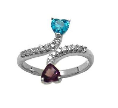 .925 Sterling Silver CrossOver Heart CZ Adjustable Toe Ring Love Adjustable