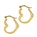 <style type="text/css"><!--td {border: 1px solid #cccccc;}br {mso-data-placement:same-cell;}--></style>
<p><span data-sheets-root="1">elevate your everyday style with our 10k real yellow gold sideways heart hoops. these elegant 10mm gold hoop earrings feature a classic heart design that adds a touch of sophistication to any look. crafted from genuine 10k yellow gold, they offer a beautiful blend of timeless elegance and modern charm.<br><br>the chic sideways heart shape of these small hoop earrings makes th