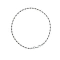 <style type="text/css"><!--td {border: 1px solid #cccccc;}br {mso-data-placement:same-cell;}--></style>
<p><span data-sheets-root="1">sterling silver mini bead link two tone black and white anklet 10 inches chain<br><br>introducing the sterling silver mini bead link two-tone black and white anklet, a stunning blend of elegance and modern style. this 10-inch anklet features a sophisticated design that combines luxurious sterling silver with a chic black-and-white color scheme.<br><br>key features:<br><br>uni