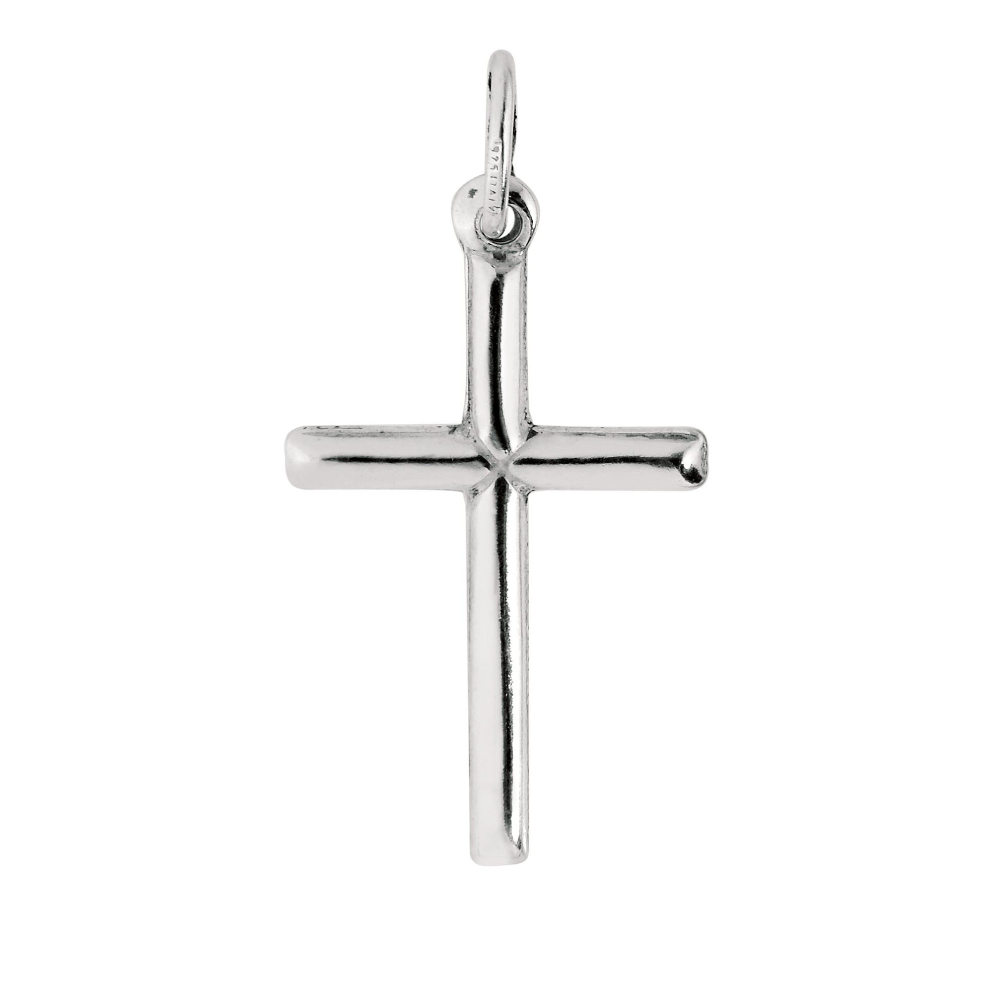 <center></center>
<p>discover timeless elegance with the ritastephens sterling silver polished cross charm pendant. this exquisitely crafted pendant features a classic cross design, meticulously polished to highlight its refined beauty. measuring 1 inch (30x20mm), it provides a perfect balance of size and sophistication, making it a versatile addition to any jewelry collection.</p>
<p>the pendant is beautifully detailed, showcasing high-quality sterling silver with a polished finish that catches the light w