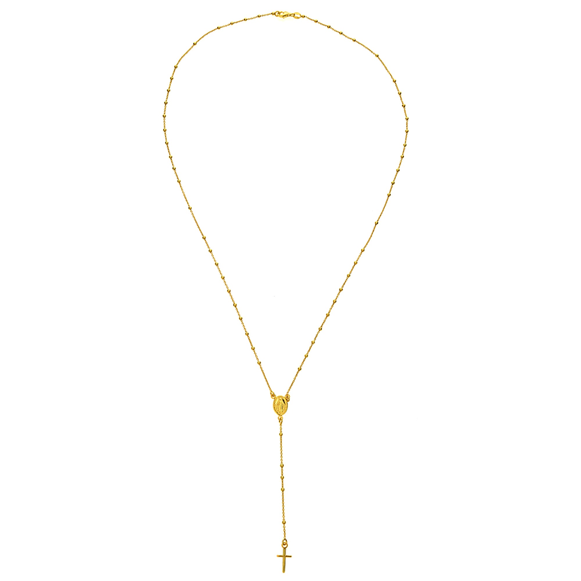 Miraculous Mary medal <style type="text/css"><!--td {border: 1px solid #cccccc;}br {mso-data-placement:same-cell;}--></style>
<p><span data-sheets-root="1"> embrace your faith with elegance through this stunning sterling silver gold overlay rosary necklace. crafted from genuine 925 sterling silver, this dainty chain necklace is designed to blend traditional religious symbols with modern sophistication, making it the perfect accessory for any occasion.<br><br>key features:<br>premium quality: made from genui