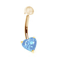 <style type="text/css"><!--td {border: 1px solid #cccccc;}br {mso-data-placement:same-cell;}--></style>
<p><span data-sheets-root="1"> this 14k solid yellow gold belly button navel ring features a captivating heart-shaped genuine blue topaz, adding a touch of elegance and sophistication to your body art collection. the vibrant blue topaz, known for its stunning clarity and brilliance, is expertly set in high-quality yellow gold, creating a striking contrast that enhances its natural sparkle. <br><br>designe