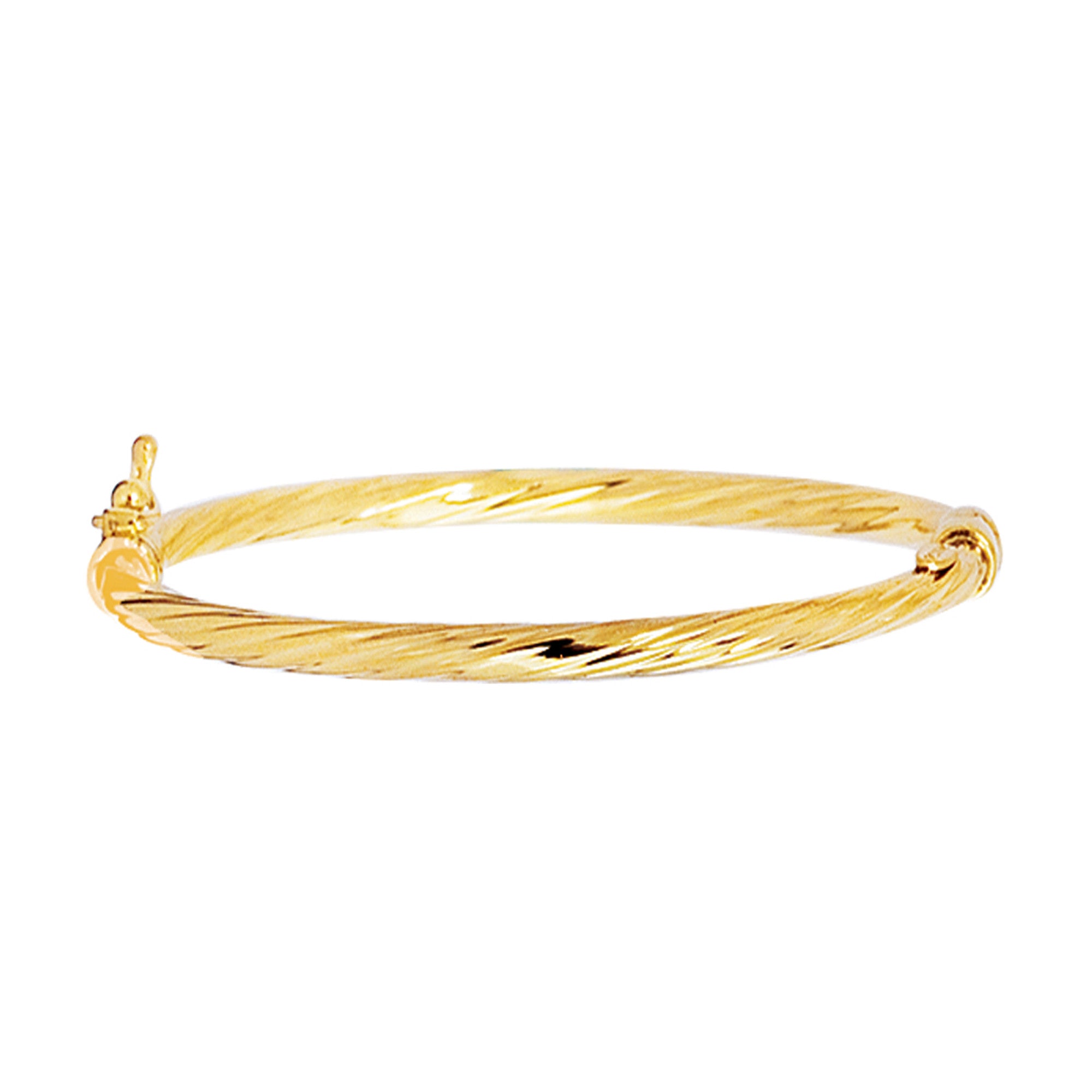 <style type="text/css"><!--td {border: 1px solid #cccccc;}br {mso-data-placement:same-cell;}--></style>
<p><span data-sheets-root="1">introduce your little one to timeless elegance with the children’s 14k yellow gold tubular twisted baby bangle. this exquisite bracelet features a sophisticated tubular twisted design, crafted from high-quality 14k yellow gold, which ensures a durable and radiant finish.<br><br>measuring 5.5 inches, this bangle is perfectly sized for a child’s wrist, offering a comfortable an