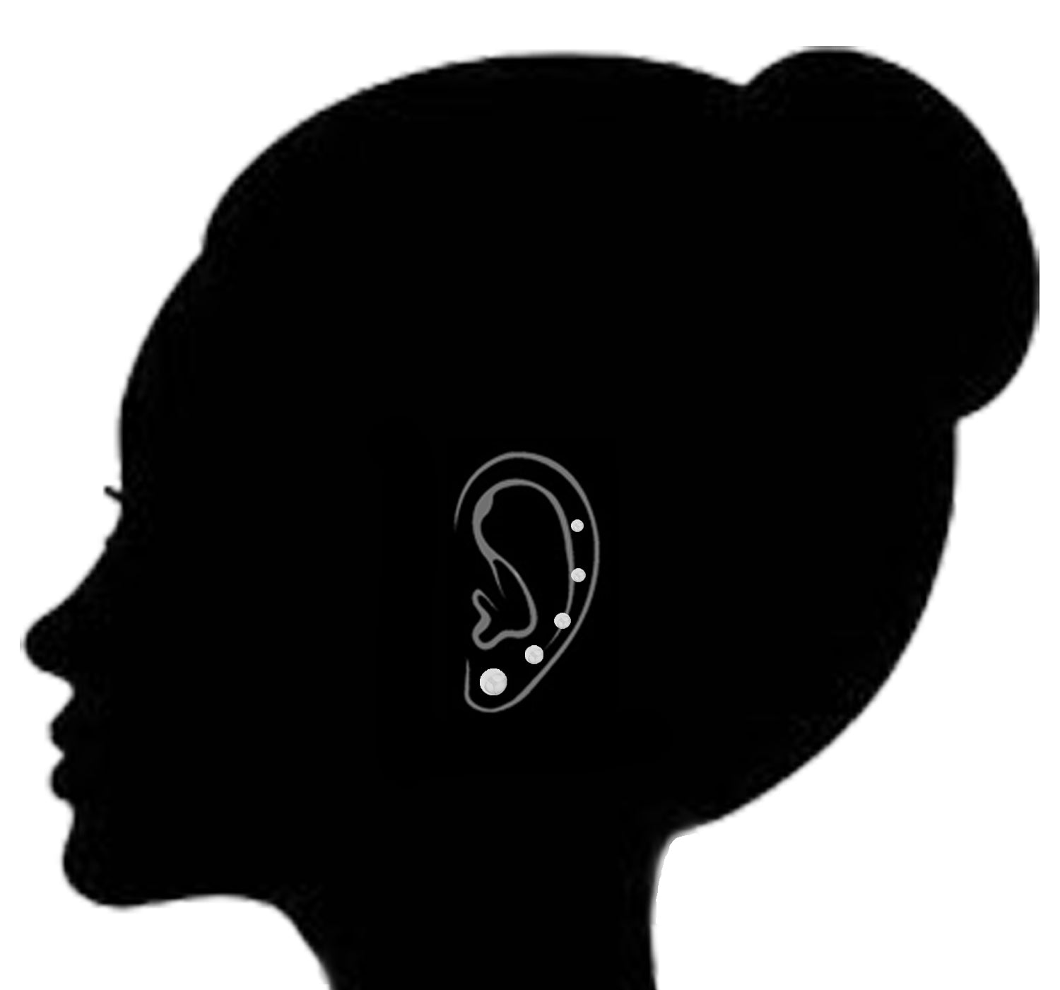 Sterling Silver Ball Stud Post Earrings Multiple Waering