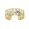 <style type="text/css"><!--td {border: 1px solid #cccccc;}br {mso-data-placement:same-cell;}--></style>
<p><span data-sheets-root="1">discover timeless elegance with our 14k solid gold filigree band toe ring. meticulously crafted from pure 14k gold, this piece features intricate filigree detailing that adds a touch of classic sophistication. the delicate, openwork design creates a stunning play of light, making it a standout accessory for any occasion.<br><br>this adjustable toe ring is designed to fit comf