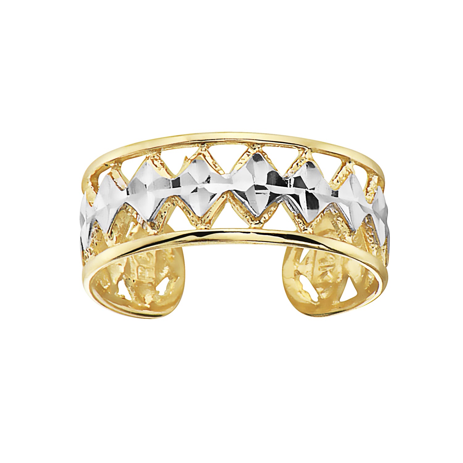 <style type="text/css"><!--td {border: 1px solid #cccccc;}br {mso-data-placement:same-cell;}--></style>
<p><span data-sheets-root="1">discover timeless elegance with our 14k solid gold filigree band toe ring. meticulously crafted from pure 14k gold, this piece features intricate filigree detailing that adds a touch of classic sophistication. the delicate, openwork design creates a stunning play of light, making it a standout accessory for any occasion.<br><br>this adjustable toe ring is designed to fit comf
