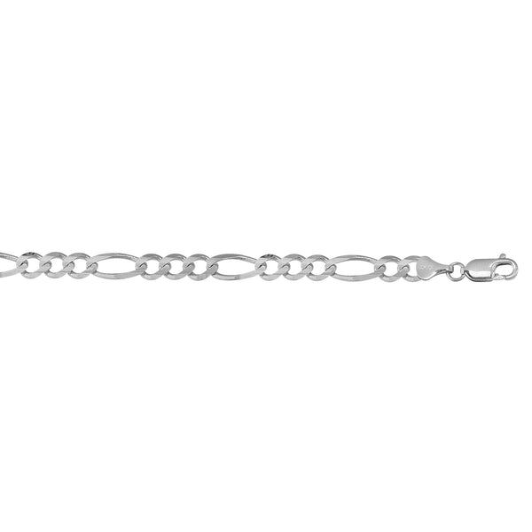 Sterling Silver Figaro Anklet Ankle Bracelet 10" Lobster Lock