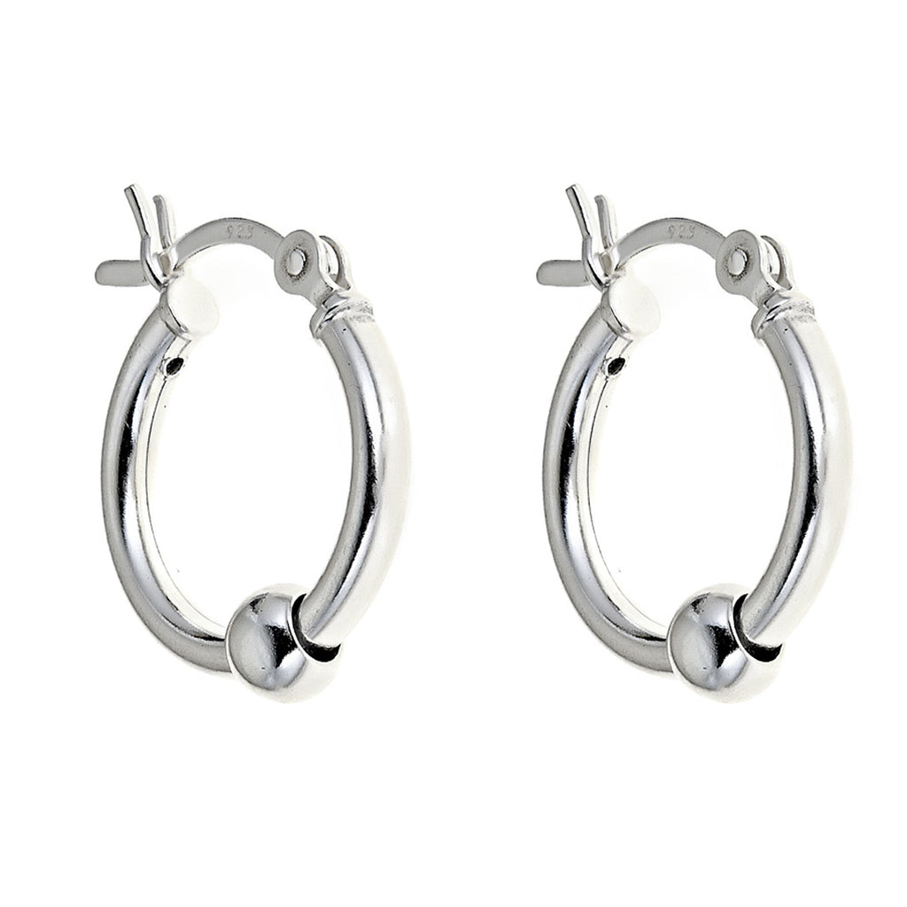 <style type="text/css"><!--td {border: 1px solid #cccccc;}br {mso-data-placement:same-cell;}--></style>
<p><span data-sheets-root="1"><span>introducing our sterling silver small sliding ball tubular snap hoop earrings, designed to elevate your style with a touch of modern elegance. measuring 15mm, these sleek hoop earrings feature a tubular design with a unique sliding ball detail, offering both sophistication and versatility.<br><br>product features:<br><br>modern design: the tubular structure combined wit