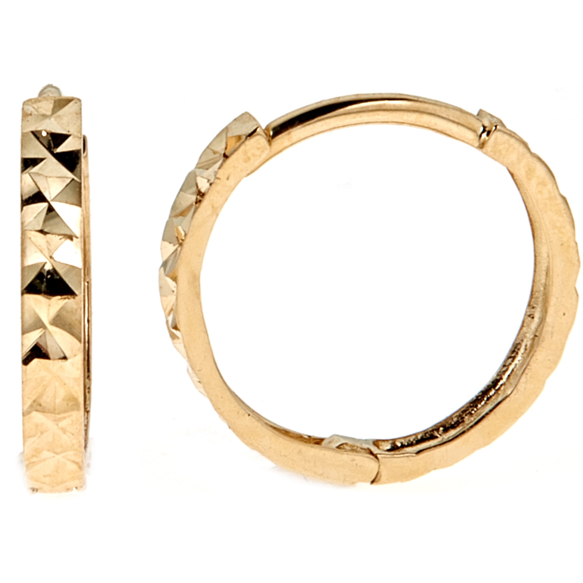 <style type="text/css"><!--td {border: 1px solid #cccccc;}br {mso-data-placement:same-cell;}--></style>
<p><span data-sheets-root="1">elevate your style with the sophisticated charm of our 14k solid yellow gold faceted baby huggy huggies earrings. these exquisite 1.7x11mm small gold hoops are meticulously crafted from solid 14k yellow gold, featuring a refined faceted design that captures and reflects light beautifully. the faceting on these huggies adds a modern twist to the classic hoop earring, creating 