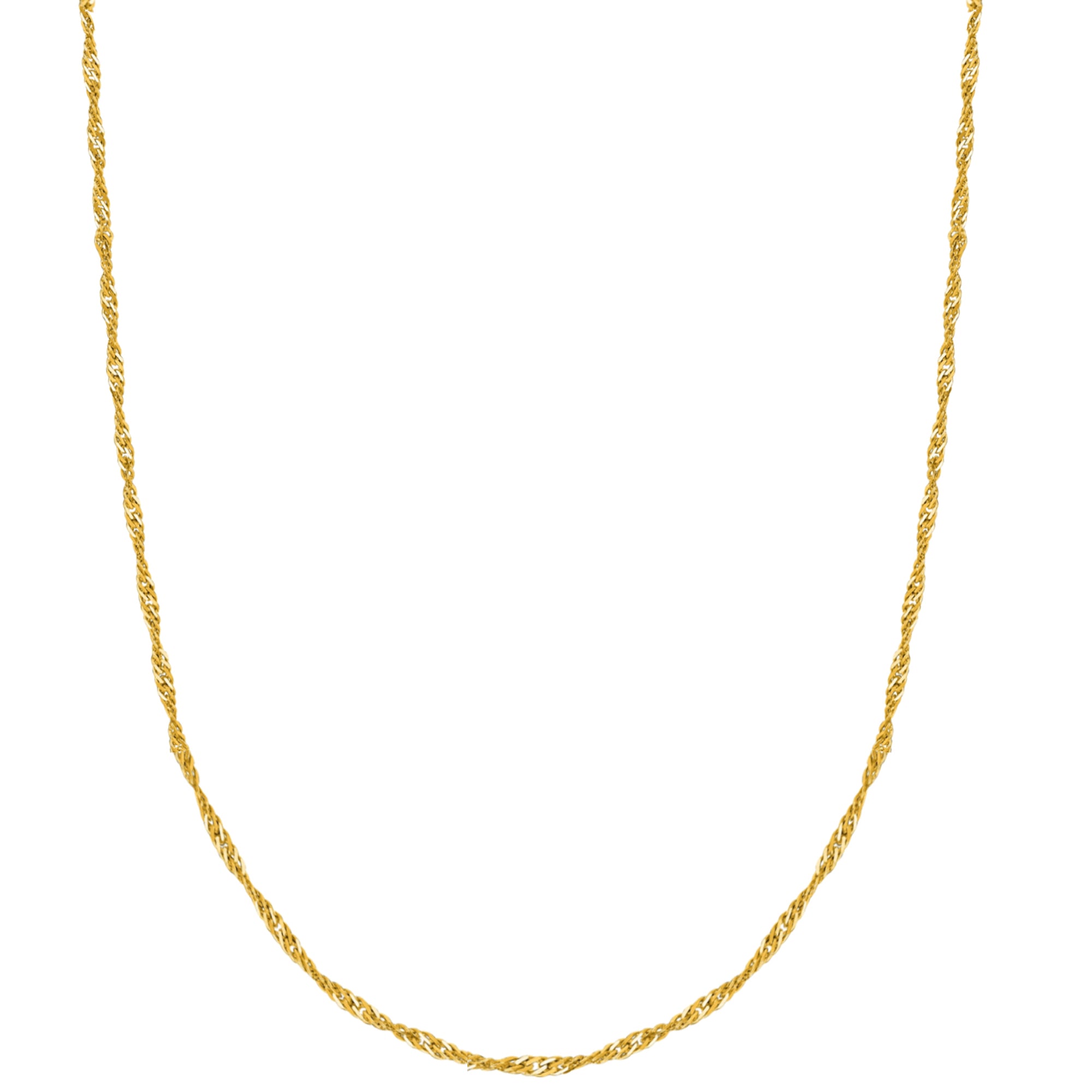 <style type="text/css"><!--td {border: 1px solid #cccccc;}br {mso-data-placement:same-cell;}--></style>
<p><span data-sheets-root="1">introducing the ritastephens 14k solid yellow gold singapore rope chain necklace, a perfect blend of elegance and sophistication. crafted from premium 14k solid yellow gold, this necklace features a delicate 1.5 mm singapore rope chain that exudes timeless beauty and high-quality craftsmanship.<br><br>key features:<br>14k solid yellow gold: made from durable and lustrous 14k 
