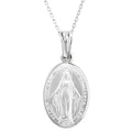 Miraculous Mary medal <p><span data-sheets-root="1"><span><strong>embrace your faith with timeless elegance</strong><br></span><span><br>discover the blend of spiritual significance and modern style with the ritastephens sterling silver 925 miraculous mary medal necklace. this exquisite piece showcases a beautifully crafted genuine 925 sterling silver italian miraculous mary oval medal. whether worn solo or layered with other pieces, it serves as a stunning accessory, perfect for any jewelry collection.<br>