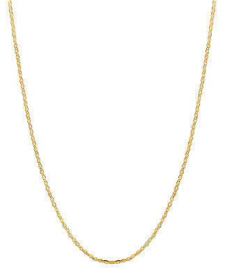 14k Solid Yellow Gold Mariner Link Chain  Necklace 1.2mm