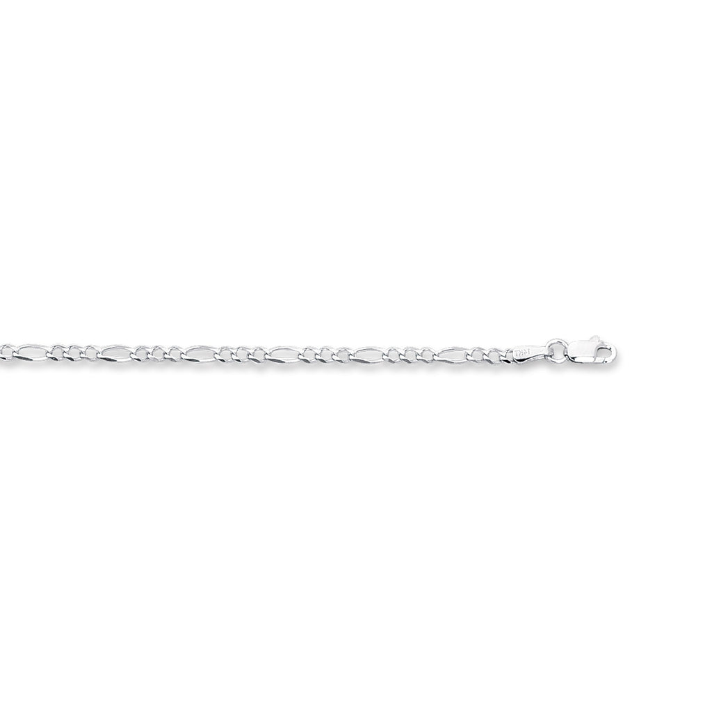 14K Solid Yellow and White Gold Figaro Anklet Ankle Bracelets