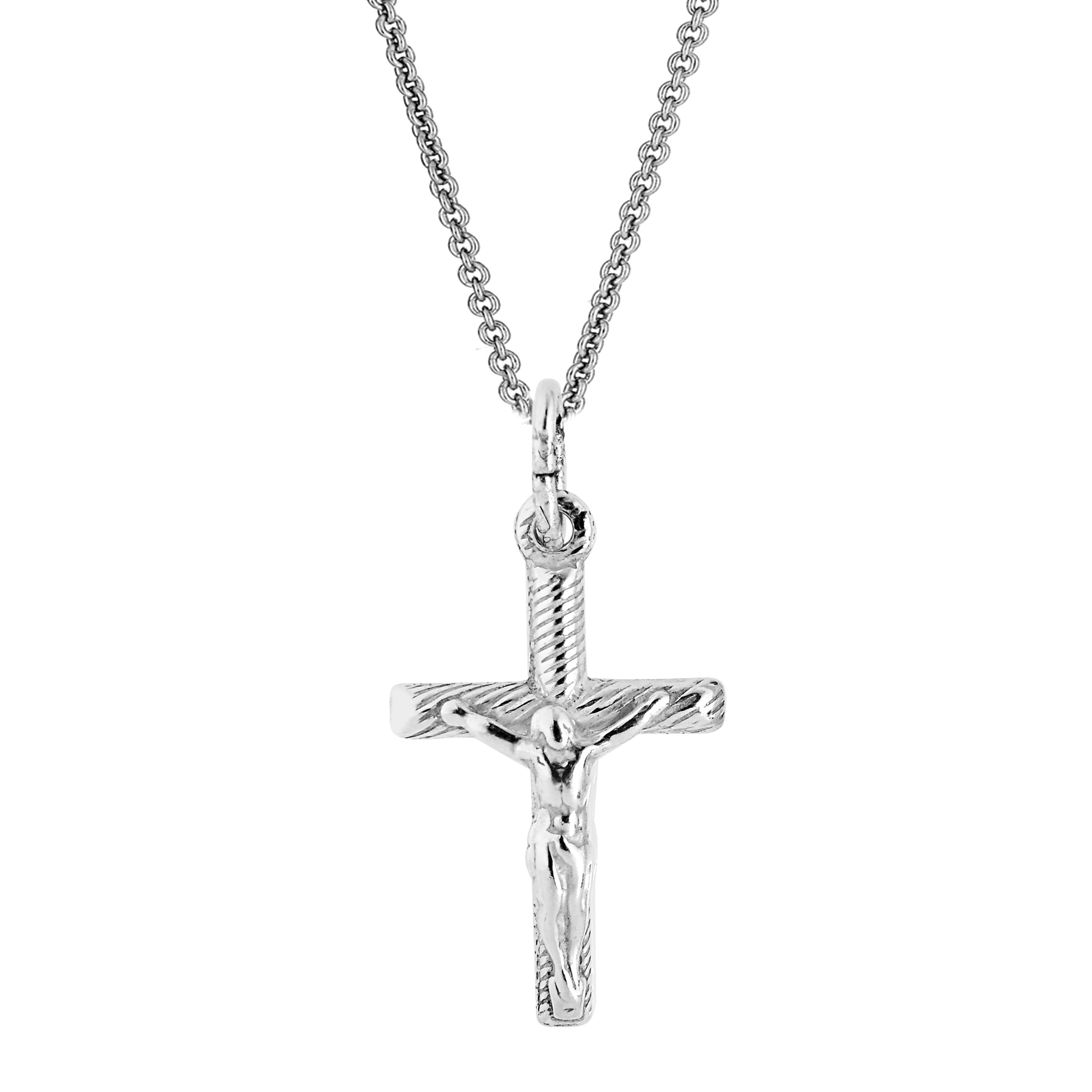 <style type="text/css"><!--td {border: 1px solid #cccccc;}br {mso-data-placement:same-cell;}--></style>
<center>
<p style="text-align: left;"><span data-sheets-root="1">enhance your child's wardrobe with our .925 sterling silver children's cross crucifix pendant necklace. measuring 16 inches in length, this elegant necklace features a beautifully crafted cross crucifix pendant that embodies timeless charm and spiritual significance. the pendant, with dimensions of 25mm in height and 19mm in width, offers a 