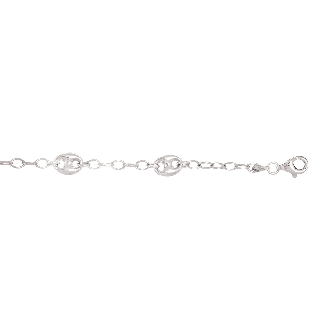<style type="text/css"><!--td {border: 1px solid #cccccc;}br {mso-data-placement:same-cell;}--></style>
<p><span data-sheets-root="1">sterling silver puff mariner link and oval link bracelet – 7.25 inches<br>experience the perfect blend of classic elegance and modern design with our sterling silver puff mariner link and oval link bracelet. measuring 7.25 inches, this bracelet features a sophisticated combination of puff mariner and oval links, crafted to add a touch of refinement to any outfit<br>key featur