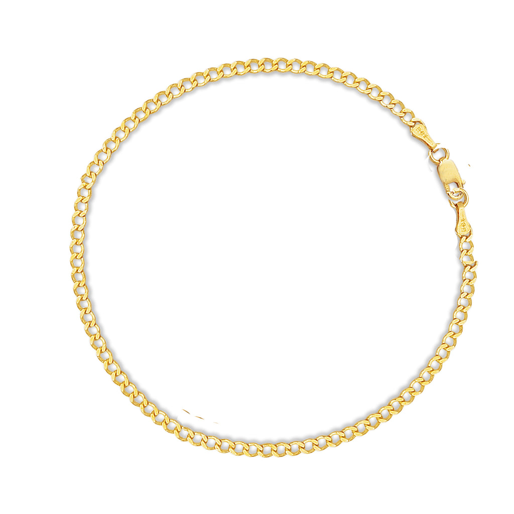 <style type="text/css"><!--td {border: 1px solid #cccccc;}br {mso-data-placement:same-cell;}--></style>
<div style="text-align: left;">
<span data-sheets-root="1">elevate your accessory game with the curb link anklet, crafted from premium sterling silver and available in both rhodium-finished and gold-plated options. featuring a sleek 2mm curb link design, this anklet measures 10 inches or 11 inches, making it a versatile choice for any ankle size. its polished finish adds a touch of elegance to any outfit,