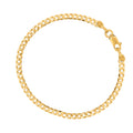 <style type="text/css"><!--td {border: 1px solid #cccccc;}br {mso-data-placement:same-cell;}--></style>
<p align="left"><span data-sheets-root="1">this 14k yellow gold curb chain anklet bracelet offers a classic and sophisticated look with its 10-inch length and 2.5mm curb chain links. the bold yet refined curb chain design enhances the natural beauty of yellow gold, making this anklet a standout piece that exudes timeless charm and elegance.<br><br>crafted from high-quality 14k yellow gold, this anklet bra