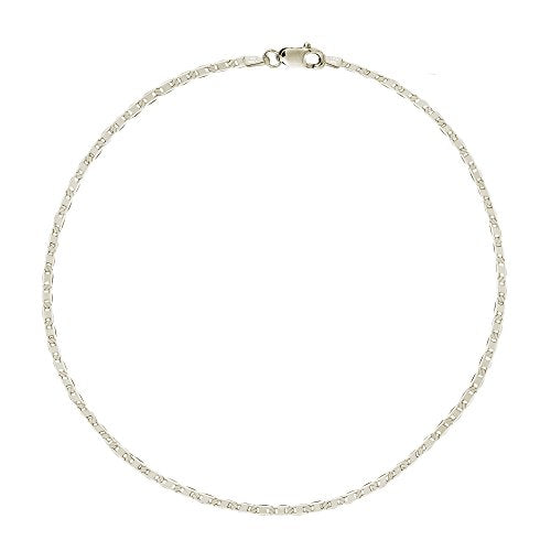 <style type="text/css"><!--td {border: 1px solid #cccccc;}br {mso-data-placement:same-cell;}--></style>
<div style="text-align: left;">
<span data-sheets-root="1">elegant and durable design<br><br>discover timeless elegance with our sterling silver mariner link chain anklet, meticulously crafted to enhance your style with a touch of sophistication. made in italy from genuine 925 sterling silver, this anklet features a classic mariner link design that shines with understated beauty.<br><br>key features inclu