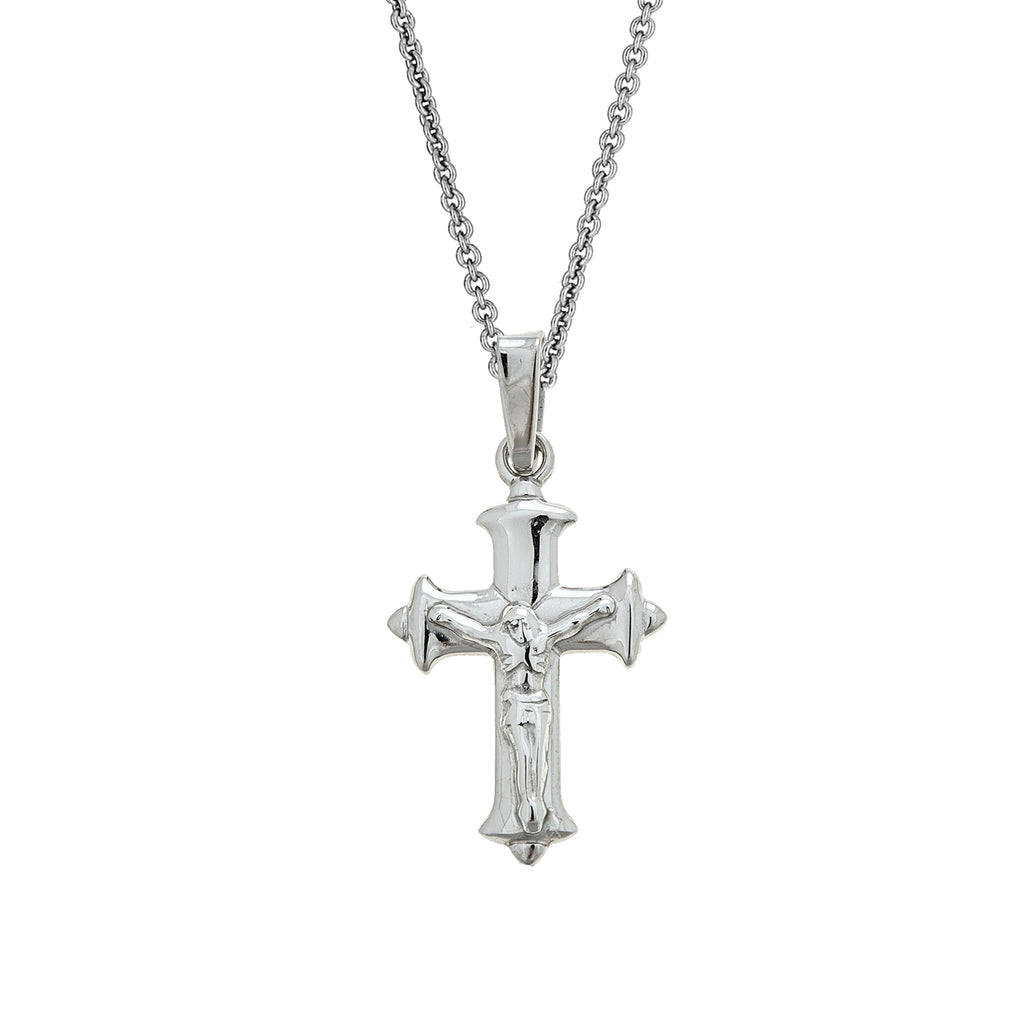 <style type="text/css"><!--td {border: 1px solid #cccccc;}br {mso-data-placement:same-cell;}--></style>
<center>
<span data-sheets-root="1">celebrate a special occasion with our elegant sterling silver baby cross necklace, designed with a delicate curved sideways cross. the necklace features an adjustable length of 16"-18", allowing for a customized fit that will grow with your child. the beautifully crafted charm measures 20x9mm and weighs just 1.7g, ensuring a light and comfortable wear.<br><br>each neckl