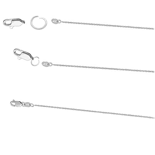 Ritastephens 14K Solid White Gold Lobster Lock Clasp – Premium Quality Claw Closure, Made in Italy, Exquisite Craftsmanship