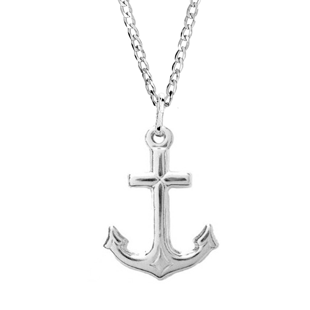 .925 sterling silver mariner cross anchor charm pendant necklace 20 or 24 inches
<p>this is anchor charm necklace traditionally worn by seafarers. this is a large charm comes with a curb 20" or 24" chain with a lobster-claw-lock clasp for comfort and security when worn</p>
<p>this sterling silver is hypoallergenic and nickel free <br> beautifully designed and well crafted. <br> this jewelry will make a great accessory and compliment any style and occasion. <br> all items come with gift box <br> <br> properl